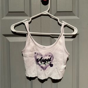 Angel cropped cami